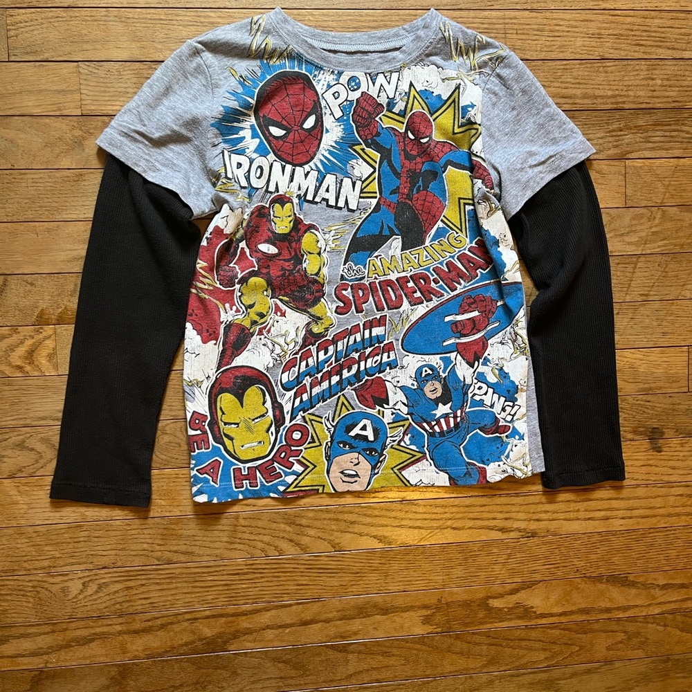 Kids’ Marvel Superhero Graphic T-Shirt